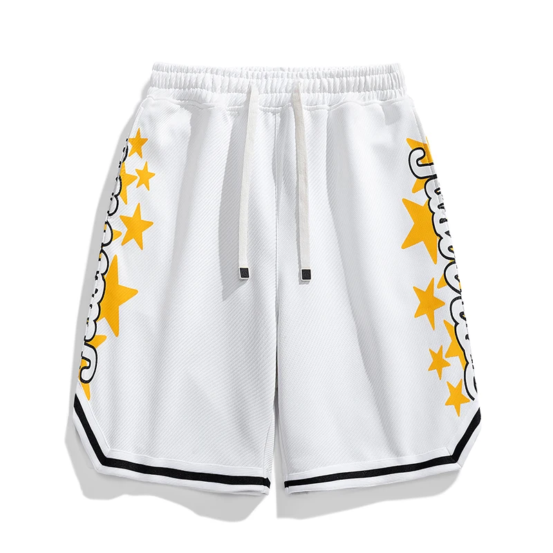 

Летние мужские повседневные брюки, мужские шорты, пятиконечные брюки для мужчин и женщин с одним и тем же вариантом, свободные спортивные сращивающиеся модели