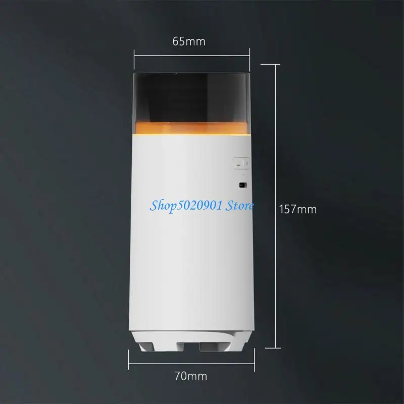 더 나은 운전 경험을 위한 N80F 자동 온 오프 자동차 공기 청정제 가습기 장치 2.4MHZ 초음파 기술