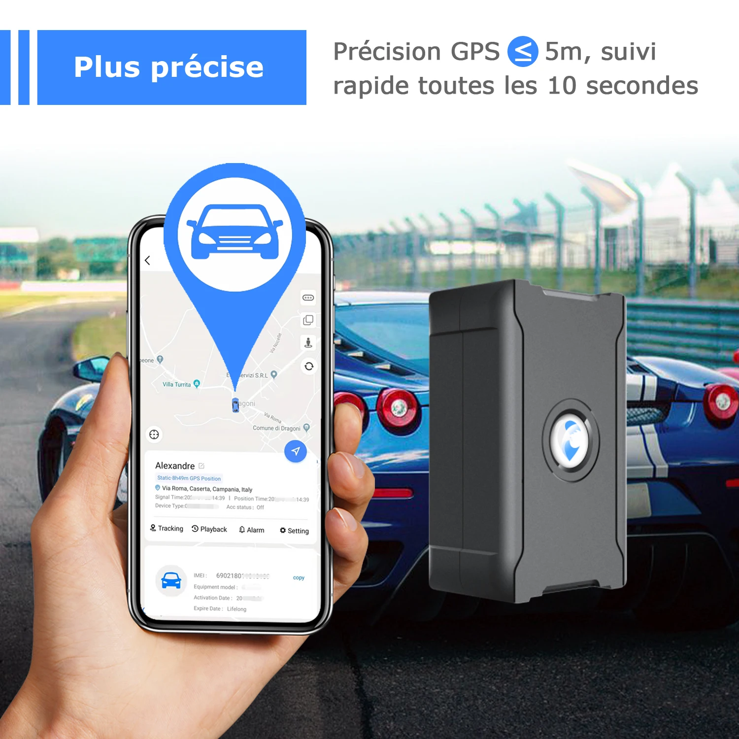 Localisateur GPS Professionnel Pour Voiture, Moto,Camion, Avec Application  Mobile Vous pourrez tracer à tout moment votre véhicule