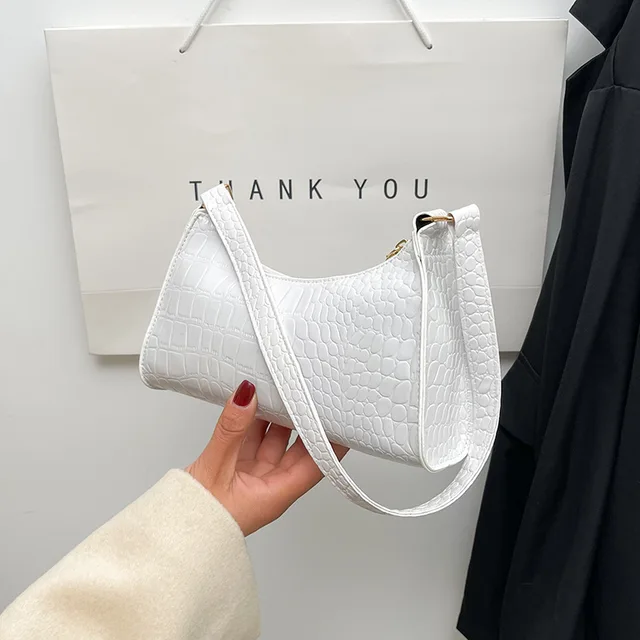 Fashion Exquisite Shoulder Bag Retro Casual Women Totes Bags Female Leather Solid Color Chain Handbag Small Square Armpit Bags 1