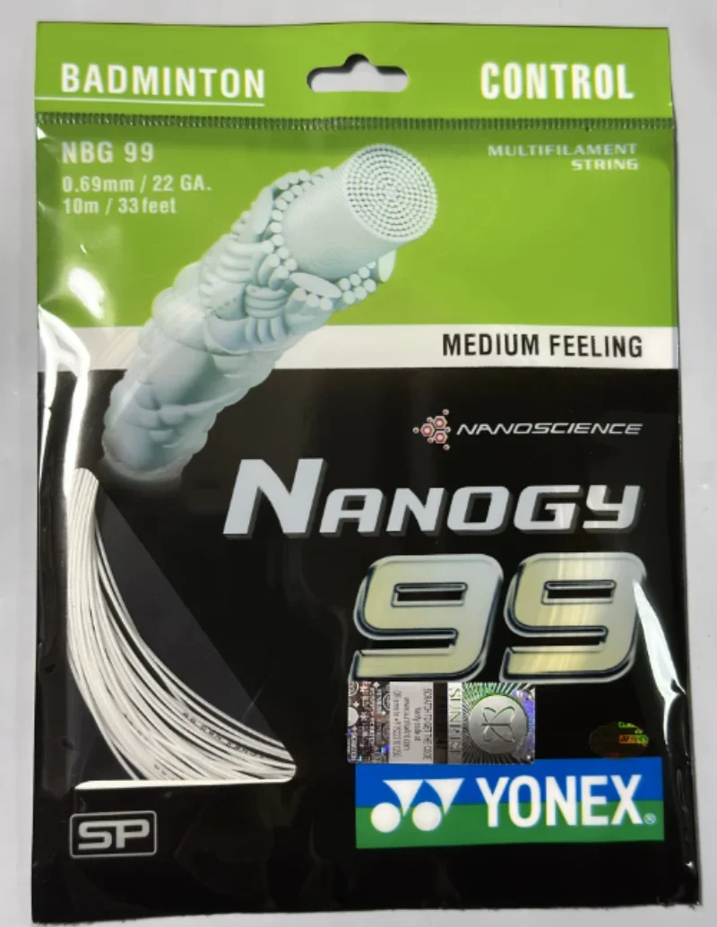 

YONEX Badminton String NanoGy NBG99 BG99 Ultimax (0.69mm) Endurance Training Badminton String