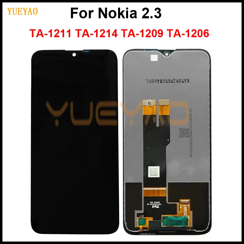 ЖК-дисплей с сенсорным экраном и дигитайзером в сборе для Nokia 2 3 TA-1206 LCD TA-1211 TA-1214