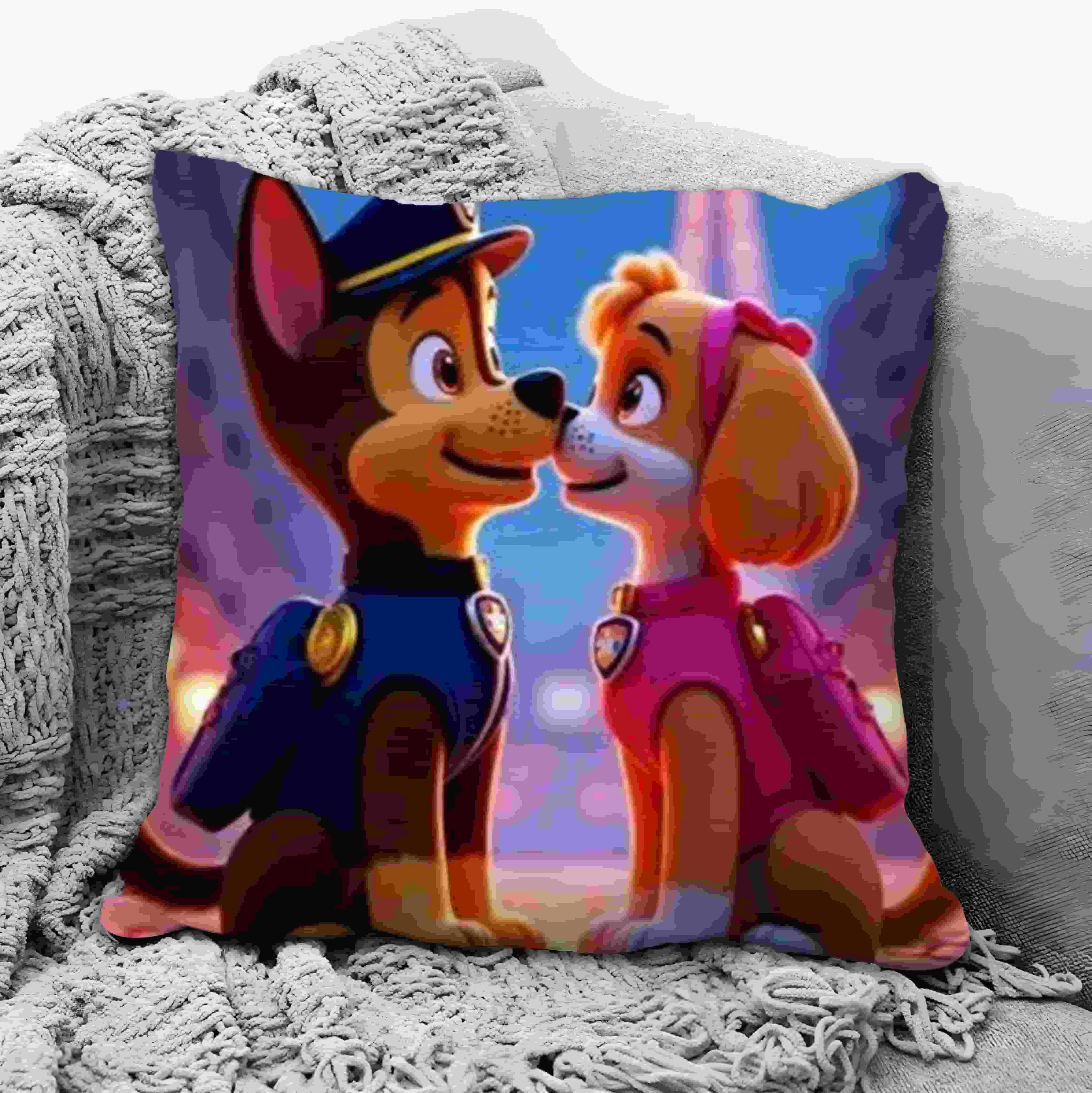 Cartoon Square Pillow Awaii Anime Soft Waist Sofa Cushion Printing Throw Pillow Throw Bedroom Pillows Cute dog