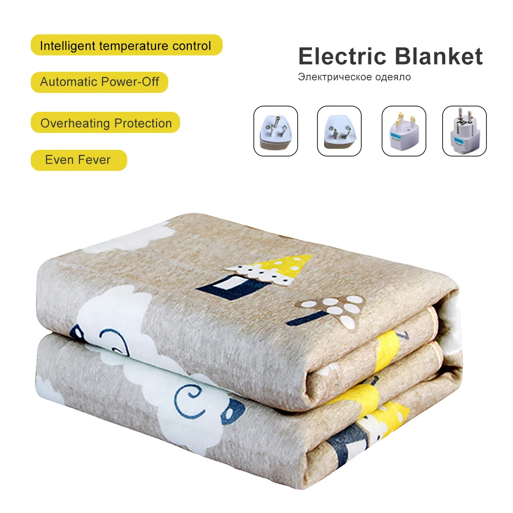 Electric Blanket 220v Plush Electric Blanket Heater Adjustable Body Blanket  Heated Control Winter Thermal Blanket For Massage - Electric Heaters -  AliExpress