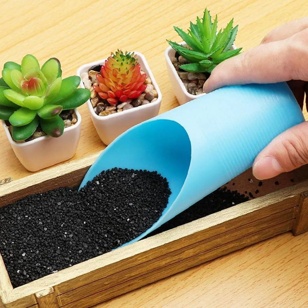 

16*6.5CM Plastic Gardening Cultivation Bucket Potted Bonsai Soil Shovel Plastic Cup Spade Garden Tool Seedlings Planted Supplies