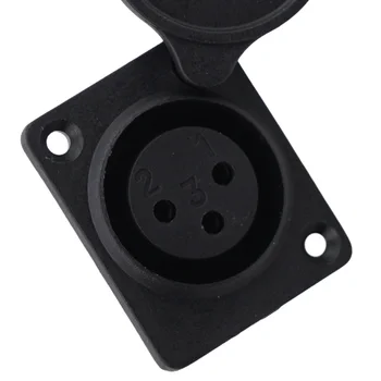 Auto Replacement Parts XLR 3-pin Female Socket Auto Replacement Parts For Audio Mobility Scooter XLR 3-pin Female Socket