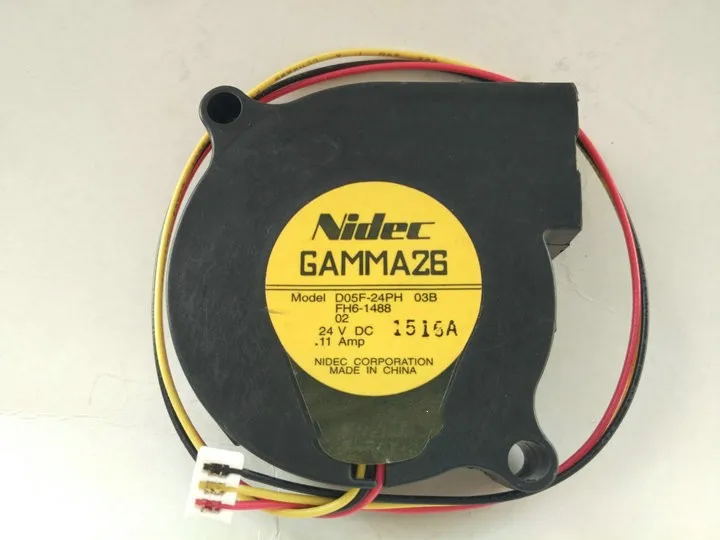 Ventilateur Turbine NIDEC 5015 - 24V 0.11A - Refroidissement électronique - Fabriqué En Chine