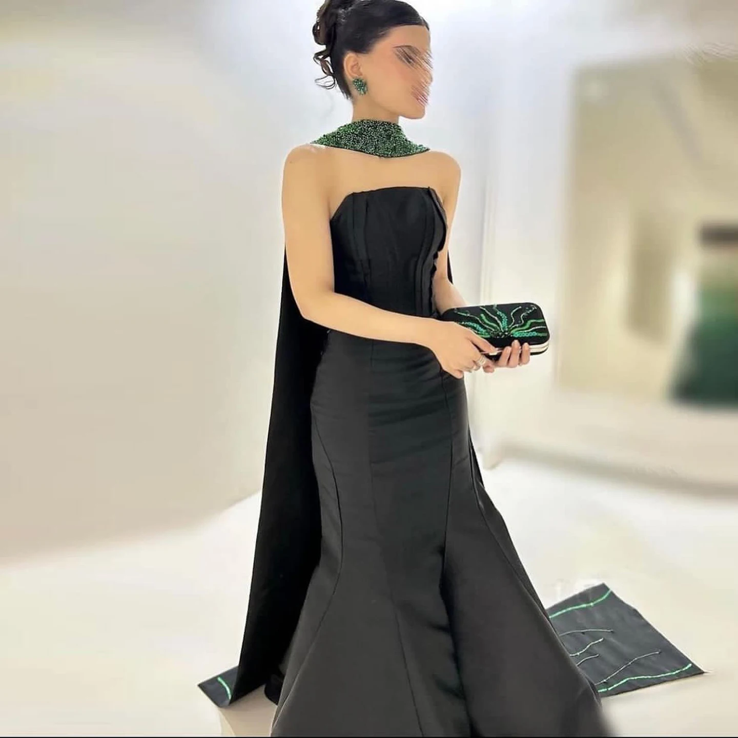 قال شارون-حورية البحر السوداء فساتين السهرة العربية مع وشاح للنساء ، فساتين مطرزة فاخرة للزفاف ، حفلة رسمية ، دبي ، SS421 2 قال شارون-حورية البحر السوداء فساتين السهرة العربية مع وشاح للنساء ، فساتين مطرزة فاخرة للزفاف ، حفلة رسمية ، دبي ، SS421 2