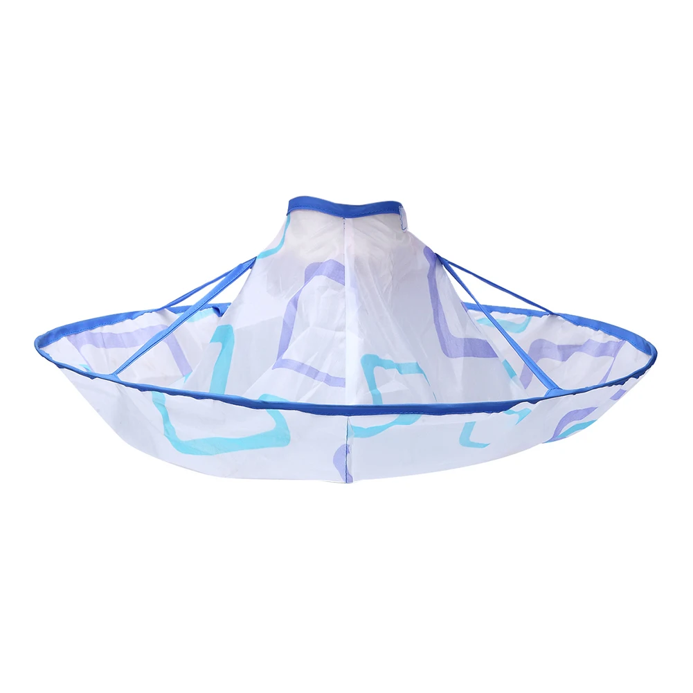 Folding Hairdressing Apron No Stick Umbrella Hair Catch Antistatic Umbrella Barber Cape Washable for Salon Barber Home Use