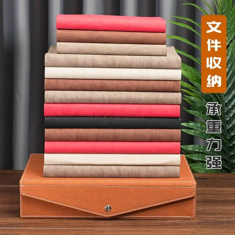1pcs 두꺼운 아카이브 상자, 대용량 파일 보관 상자, 데이터 아카이브 상자, 숨겨진 버클 수직 분류 및 요약