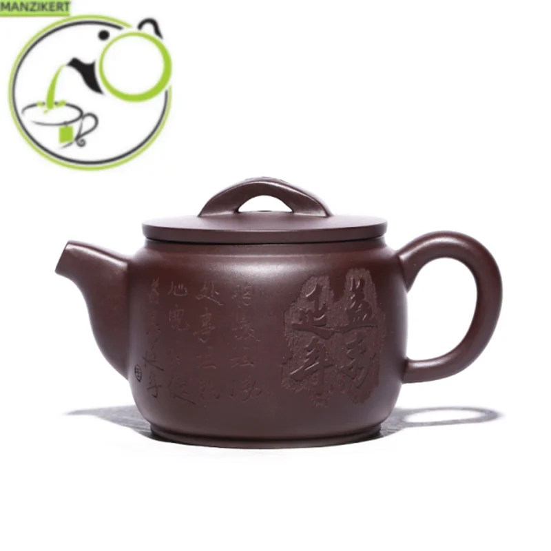 

140ml Traditional Yixing Purple Clay Teapots Raw Ore Zhu Mud Home Tea Pot Zisha Filter Beauty Kettle Customized Tea Set Gifts