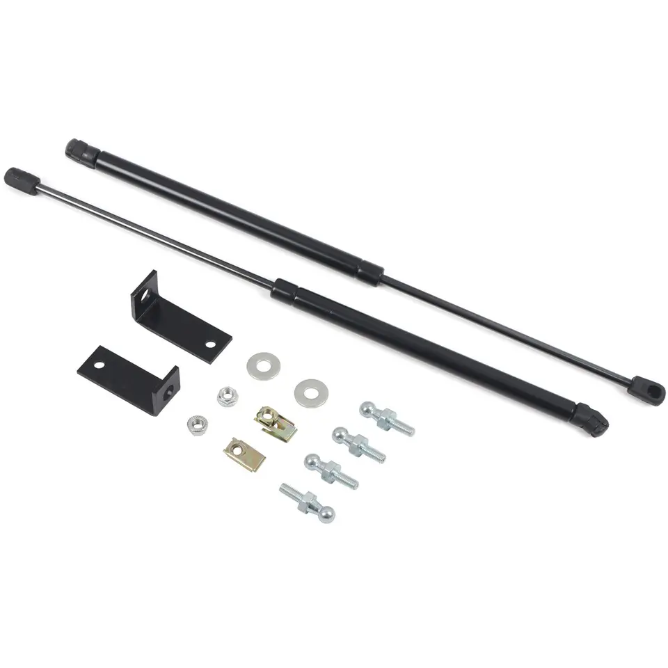 エンジンダンパー フロントボンネットフードショックガスストラットリフトサポートスプリングバークライスラー用 300 2005-201  ボンネットガススプリング ストラタス 2000 2001 2002 2003 2004 2005 2006 ボンネットリフトサポート ボンネットダンパー  2 個ステンレス鋼 ... ボンネットショックストラット フードストラットガススプリングリフトサポートショックアブソーバーダンパーロッド用キック P15 201