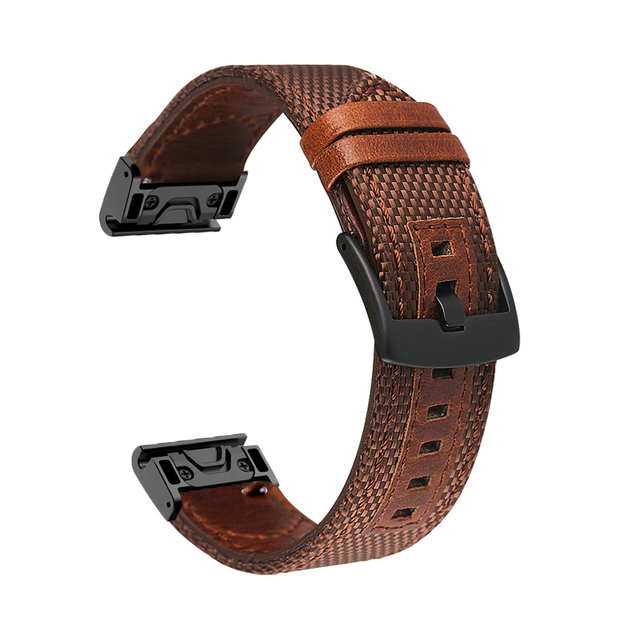 QuickFit 26 22mm Smart Bands For Garmin Fenix 7 7X 6X 6Pro 5 5X Plus 3HR EPIX Easyfit Leather Smartwatch Wrist Straps Correa