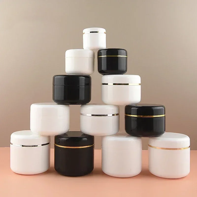 Face Cream Container Cosmetic Jar Acrylic Refillable Cans Vacuum Bottle Press Style Vials Airless Empty Dispenser Travel Lotion 15 30ml airless press bottle travel cosmetic container refillable cream lotion jar pump empty vacuum press bottle water bottle