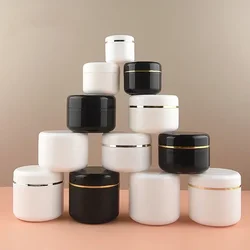 Face Cream Container Cosmetic Jar Acrylic Refillable Cans Vacuum Bottle Press Style Vials Airless Empty Dispenser Travel Lotion