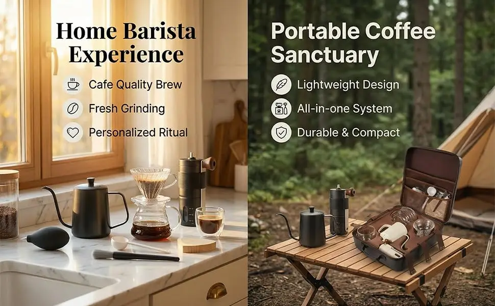cafe camping bean cup french machine manual kettle pot espresso