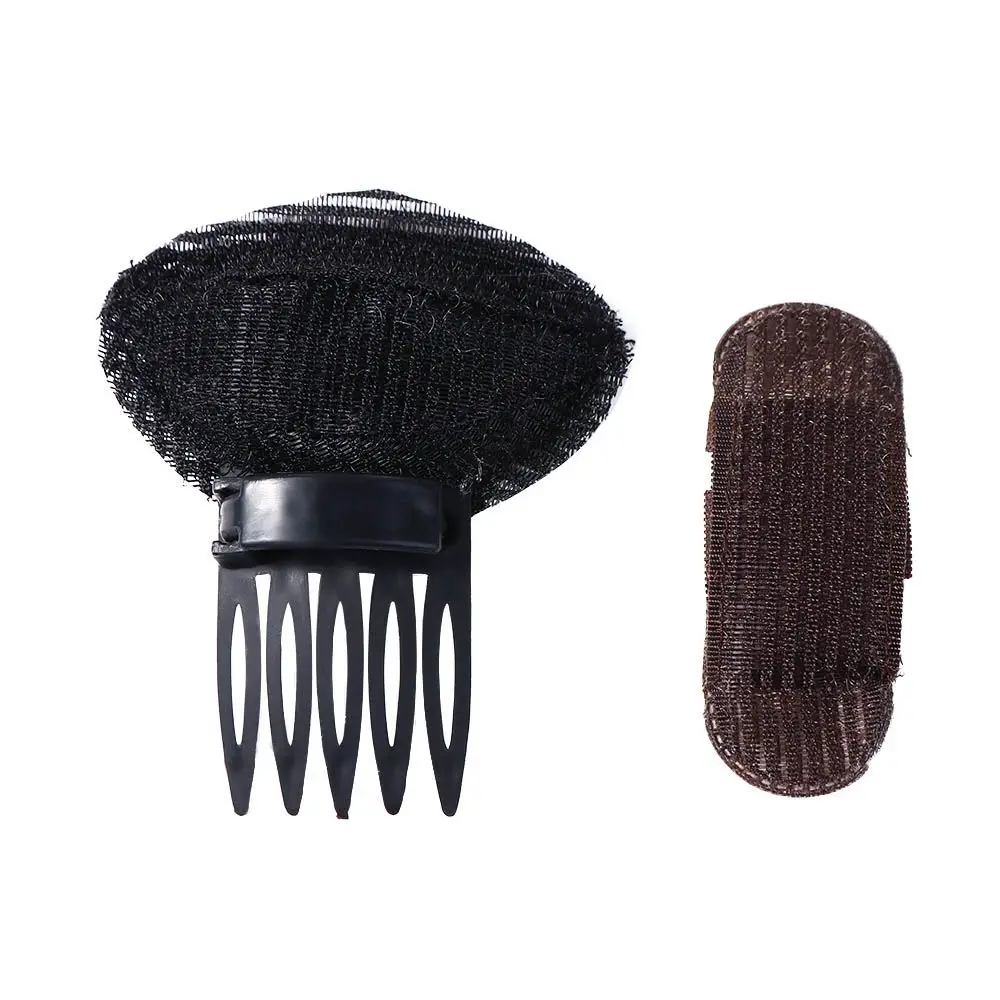 Description Picture 5 of itemBrown Hair Styling Tools Natural Bangs Hairpin Puff Hair Cushion Fluffy Hair Pad Invisible Hair Bun Clip Sponge BB Hair Clip