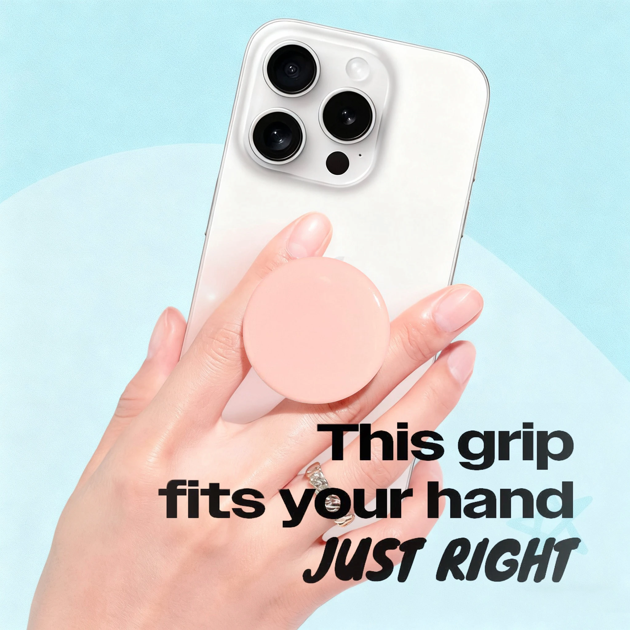 Universal Popped Phone Socket Grip and Stand Holder - Mobile Phone Accessory