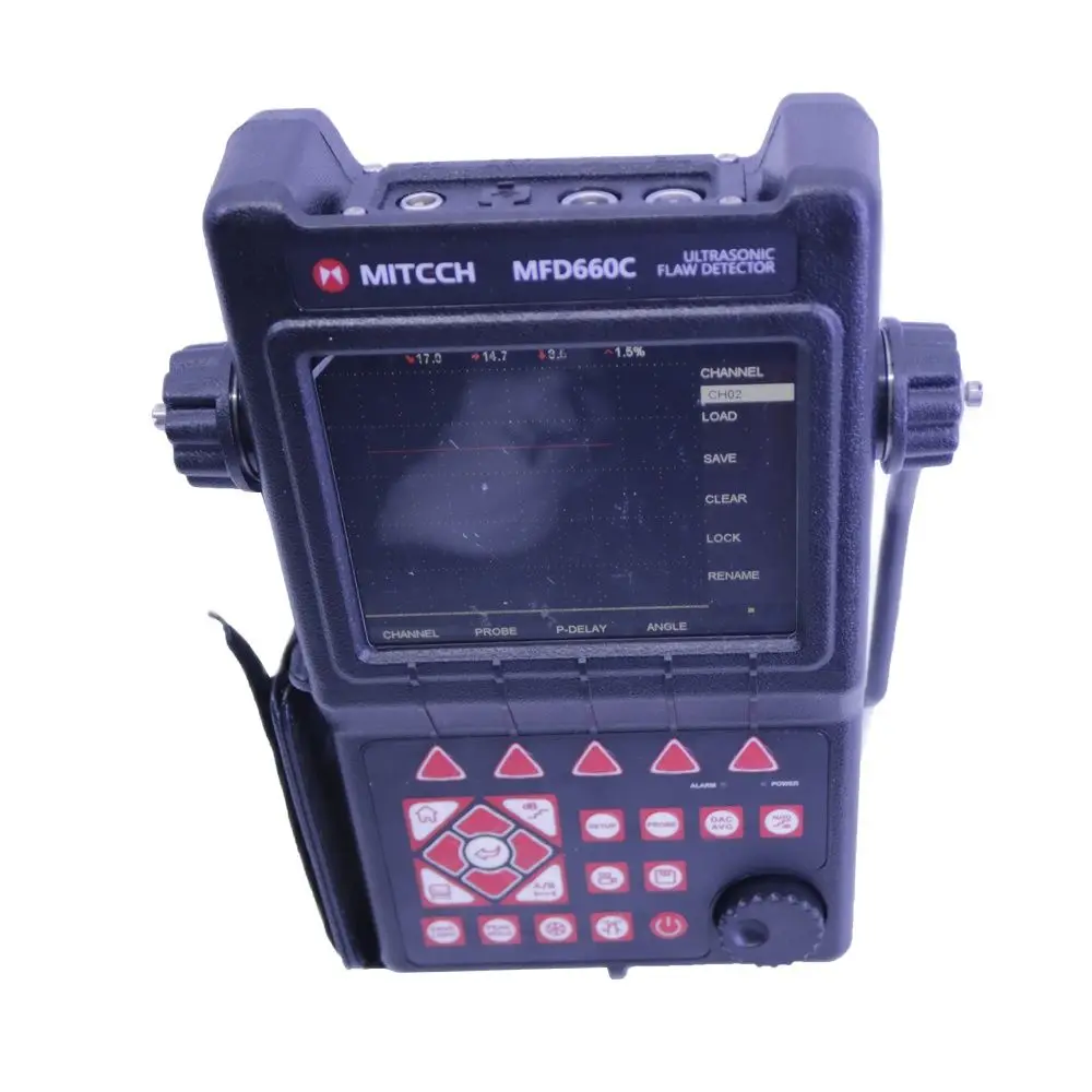 MITECH MFD660C Intelligent NDT Ultrasonic Flaw Detector 0-9999mm Welding Inspection Analyzer