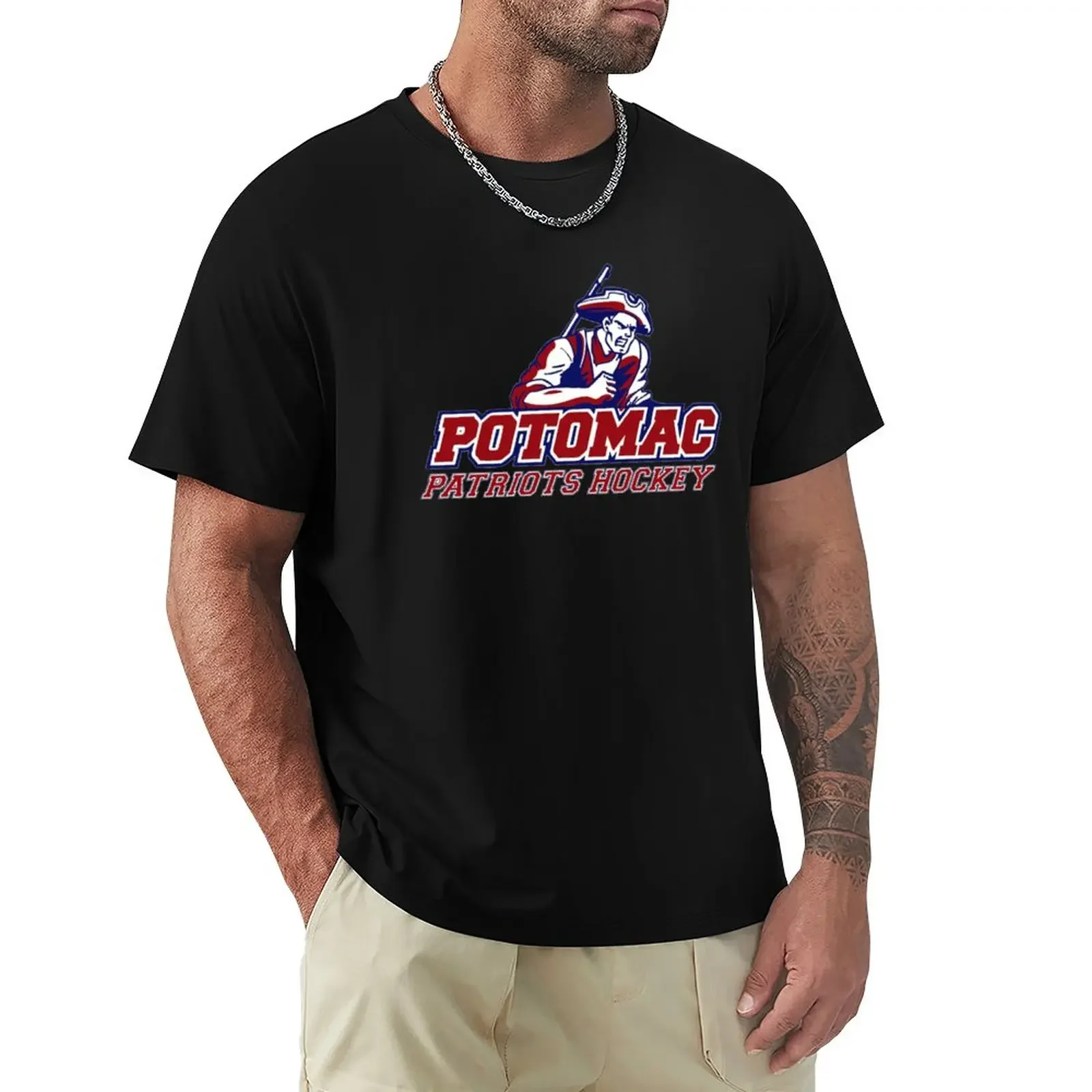 

Potomac Patriots T-Shirt summer clothes shirts graphic tees designer t shirt men customs blanks tops mens t shirts pack