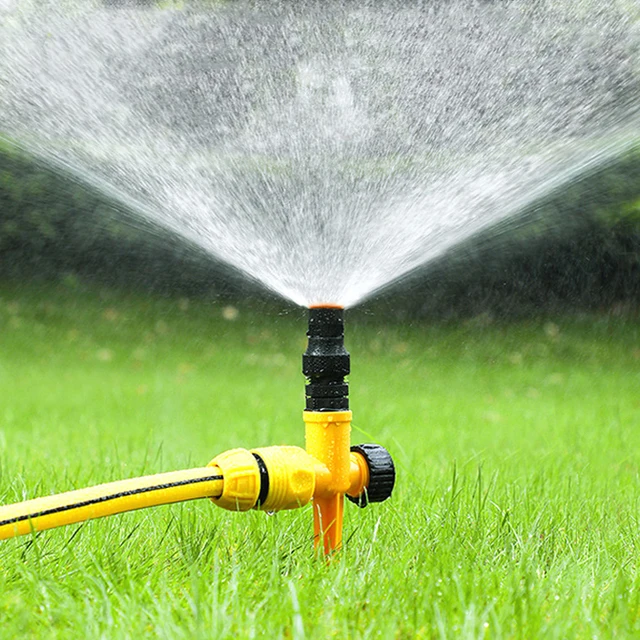 5Pcs Garden Sprinkler 360° Rotation Irrigation Watering System Automatic Agriculture Lawn Farm Greenhouse Plant Watering Sprinkl