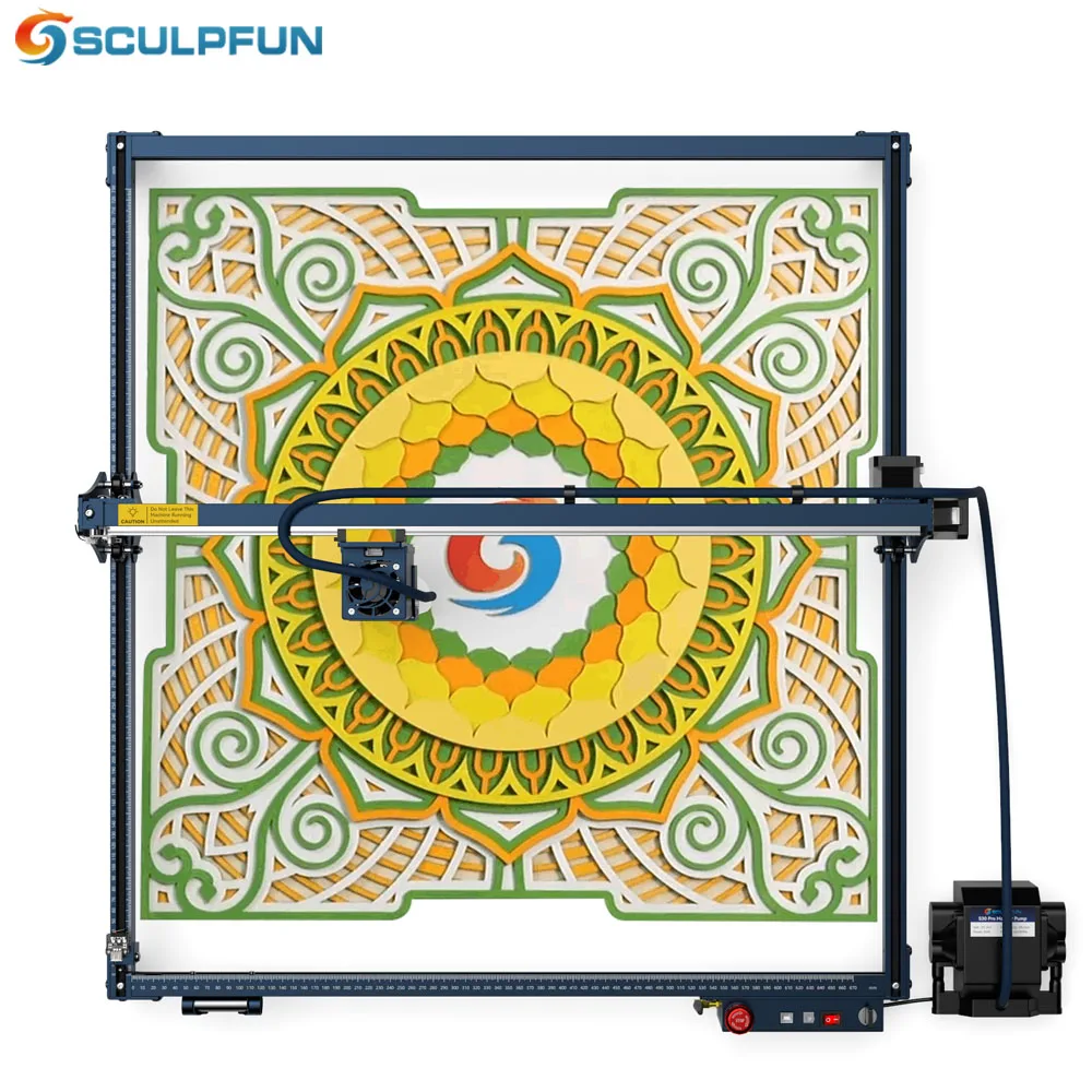 SCULPFUN S30 Ultra 33W Laser Engraving 600x600mm engraving area