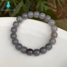 

10MM Natural Stone hetian jade Bracelet Genuine Woman Man Gemstone Jewelry Bracelets on hand