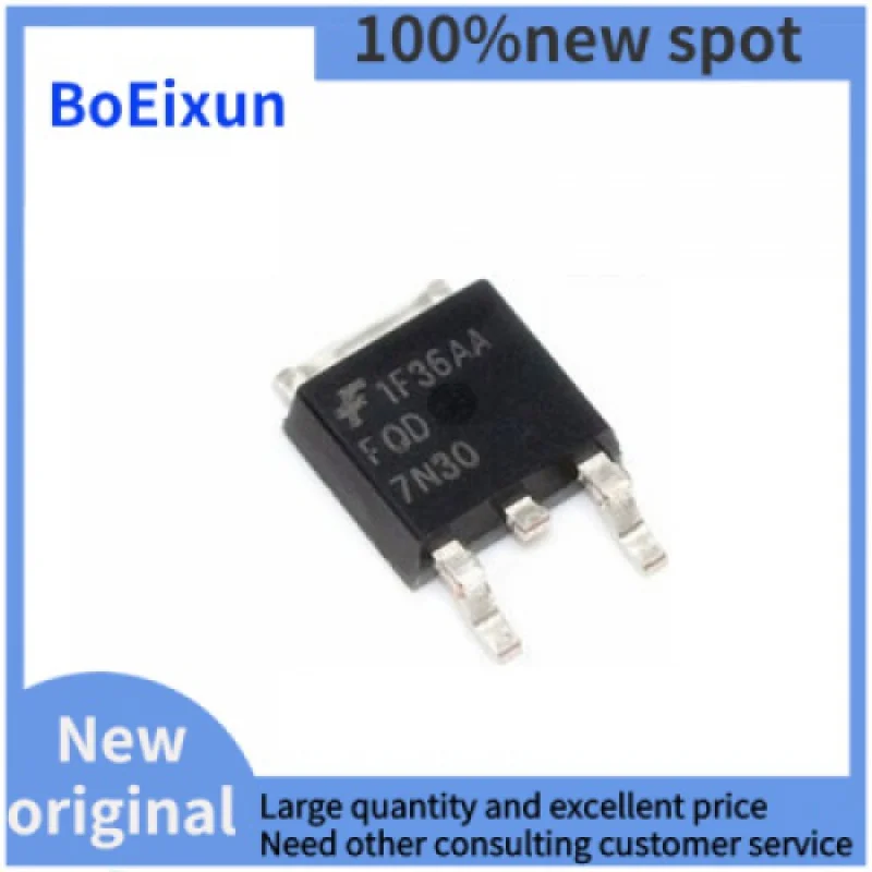

100%New OriginalFQD7N30NewFQD5N30Import Field EffectMOSFETTube4.4A-5.5A 300VPatchTO-252