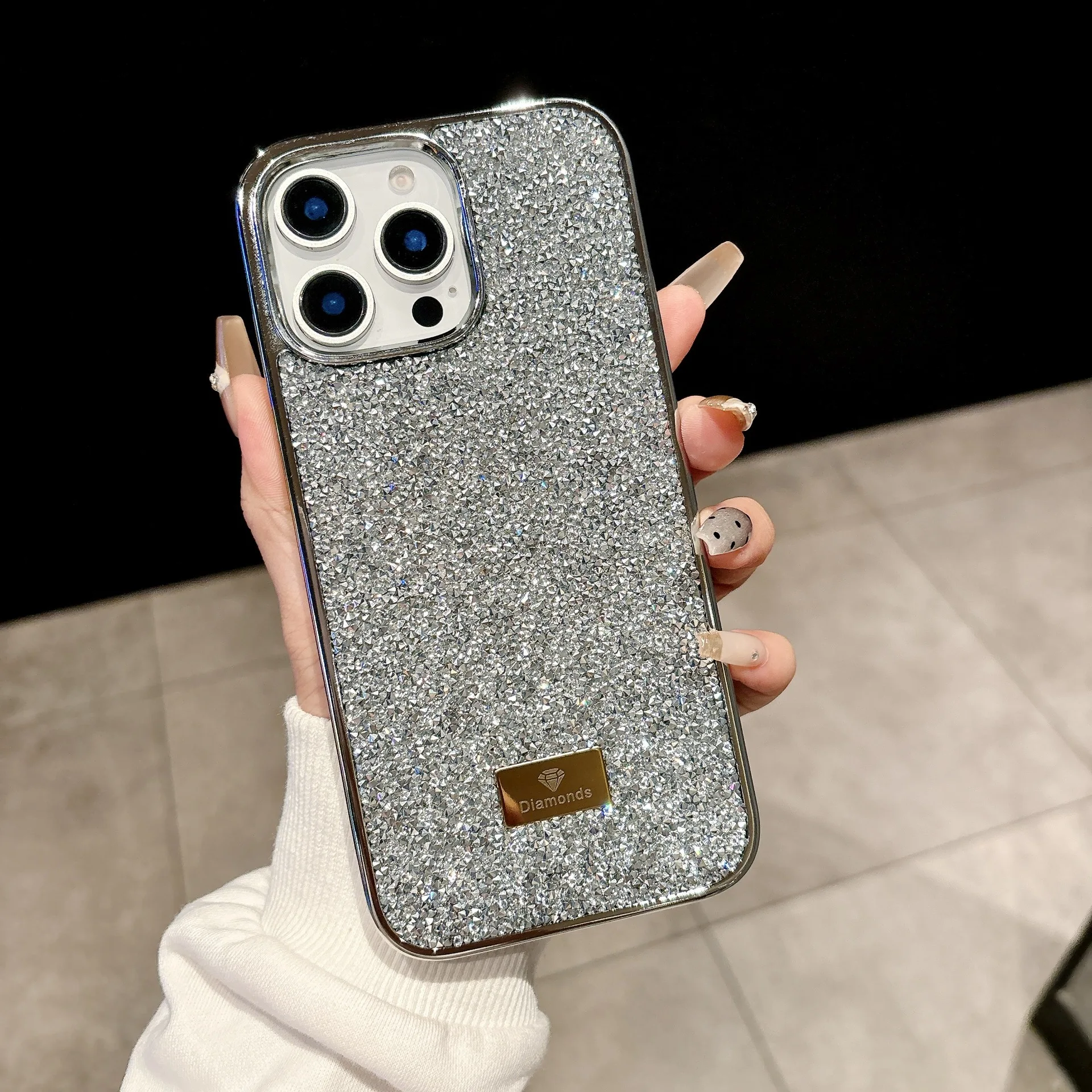 Elegant Crystal Bling Sparkling Diamond Phone Case - Luxury Shockproof Cover