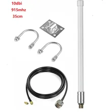 

10dBi Long-Range LoRa Gateway 915MHz Antenna Kit For HNT RAK Helium Hotspot Miner V2 V1 Bobcat 300 Syncrob It Dragino LPS8