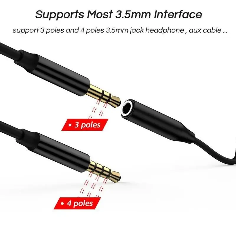 1/2/3/4pcs 범용 유형 C  3.5 Mm Aux 어댑터 Note10/20/S23 용 유선 헤드폰 용 오디오 이어폰 케이블 변환기