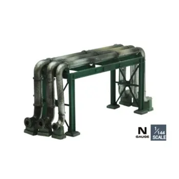 1/144 N Scale Building Model Factory Gas Pipeline Model Train Scene Miniature Collection Sand Table Landscape Assemble Model