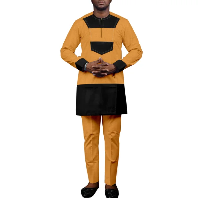 Bolaji Long Sleeve  Dashiki Outfit - Image 5