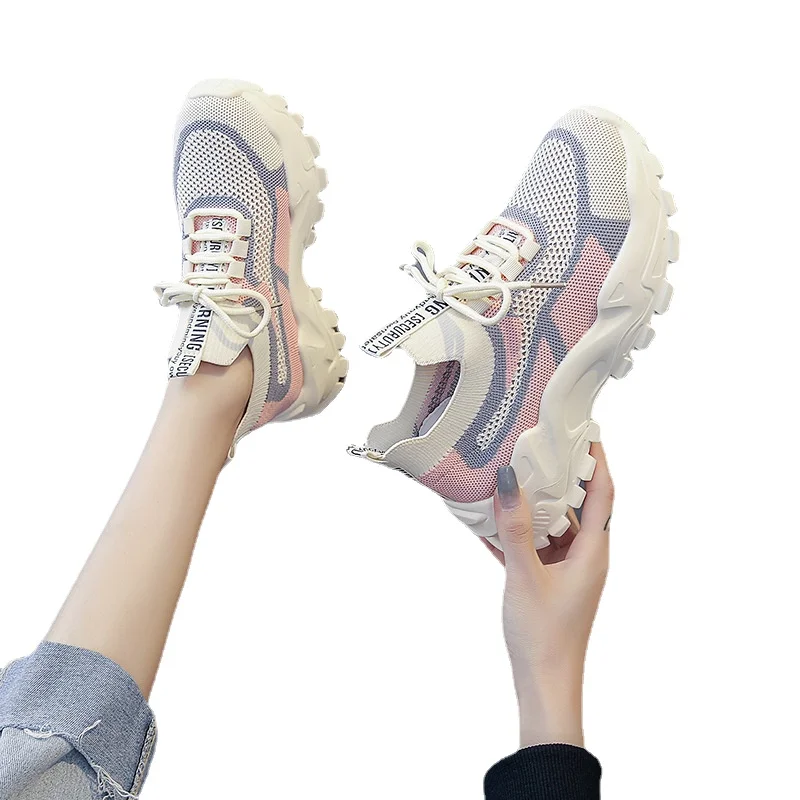 Sneakers Running Shoes for Women Casual Shoes Women 2022 New Female Breathable Chunky Antislip Light Zapatos De Mujer