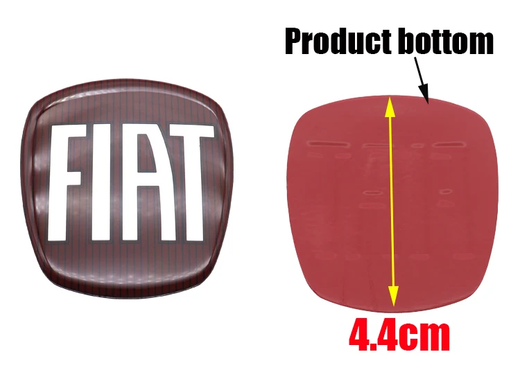 1개 3D 4.4cm 7cm 7.5cm 9cm 에폭시 자동차 앞 로고 스티어링 휠 앞 그릴 뒤 범퍼 테일 도어 트렁크 엠블럼 스티커 액세서리
