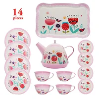 Simulation Tea Set Teapot Kitchen Afternoon Tea Pretend Play Toy Afternoon Tea Play Game Early Education Toys For Children Kids 1