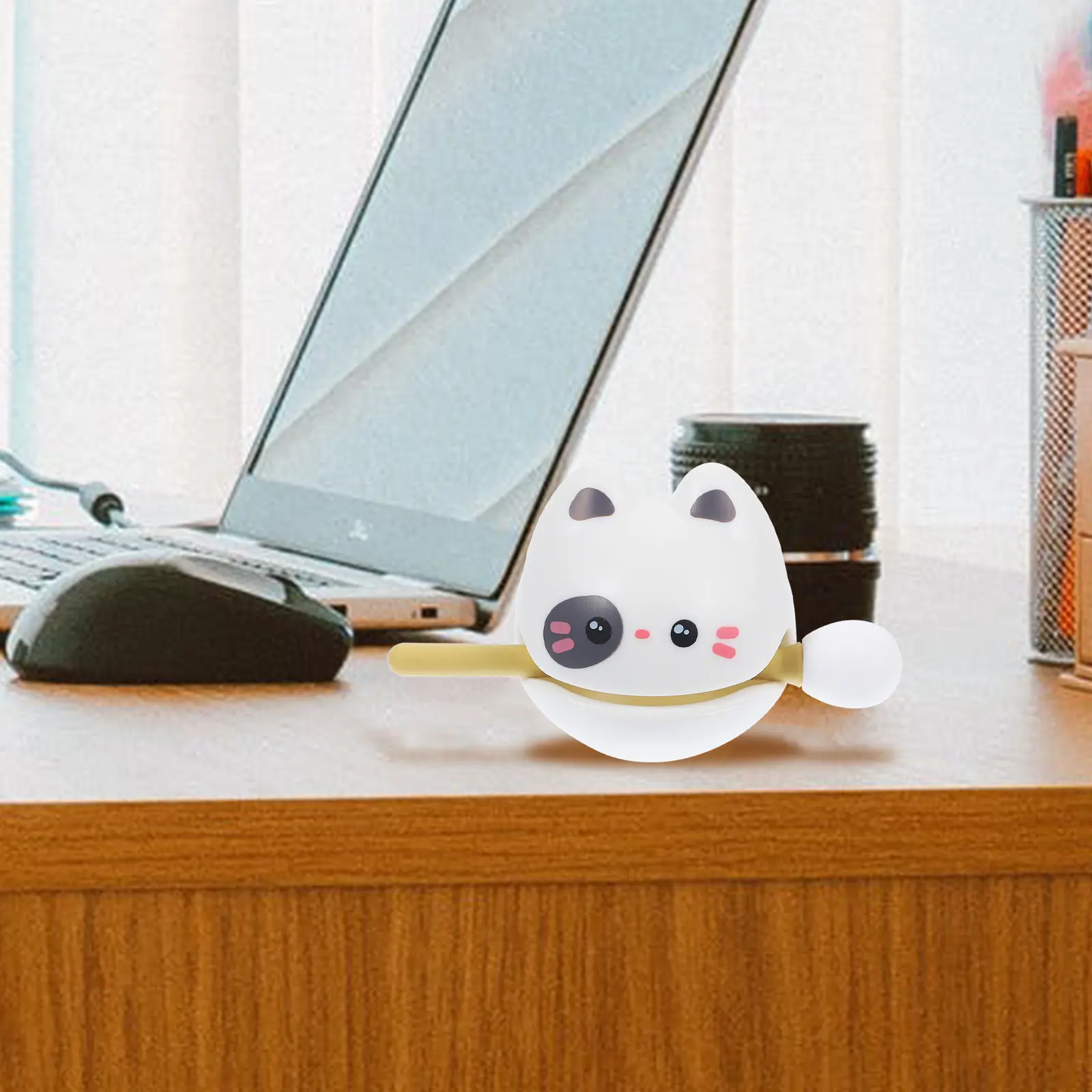 1세트 작은 나무 물고기 타악기 고양이 모양 리듬 감각 발달 사무실 스트레스 해소 교육용 장난감