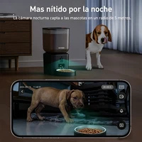 Nityers 8L Automatic Cat Feeder With 1080p Camera Video 5G WiFi Night Vision Cat Food Dispenser Smart Tuya APP Pet Auto Feeder 4