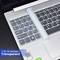 Universal Waterproof & Dustproof Silicone Keyboard Protector (TS - 12 - 14 inch)