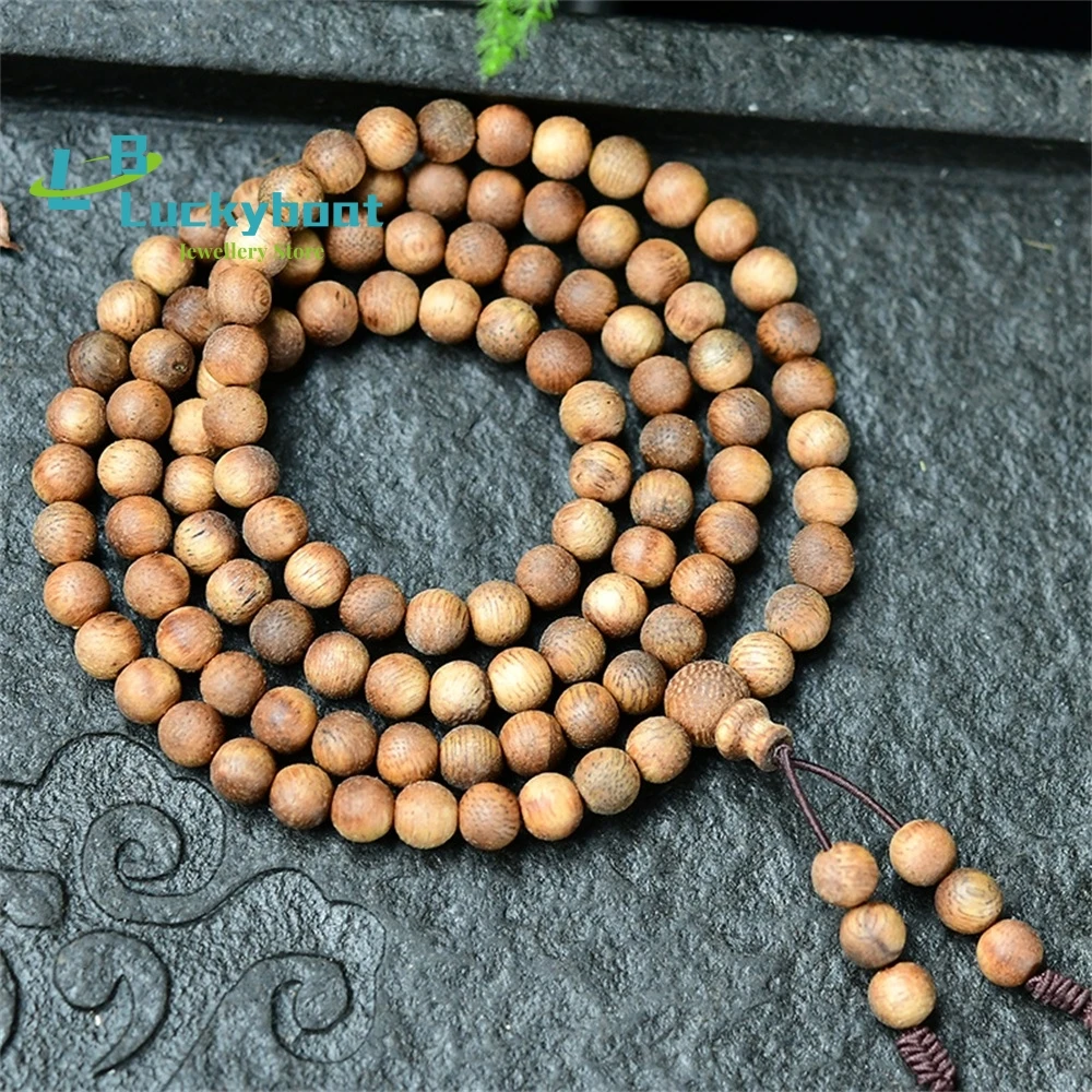 Indian Wood Beads, 6-8mm » Ritual Crafting Supply