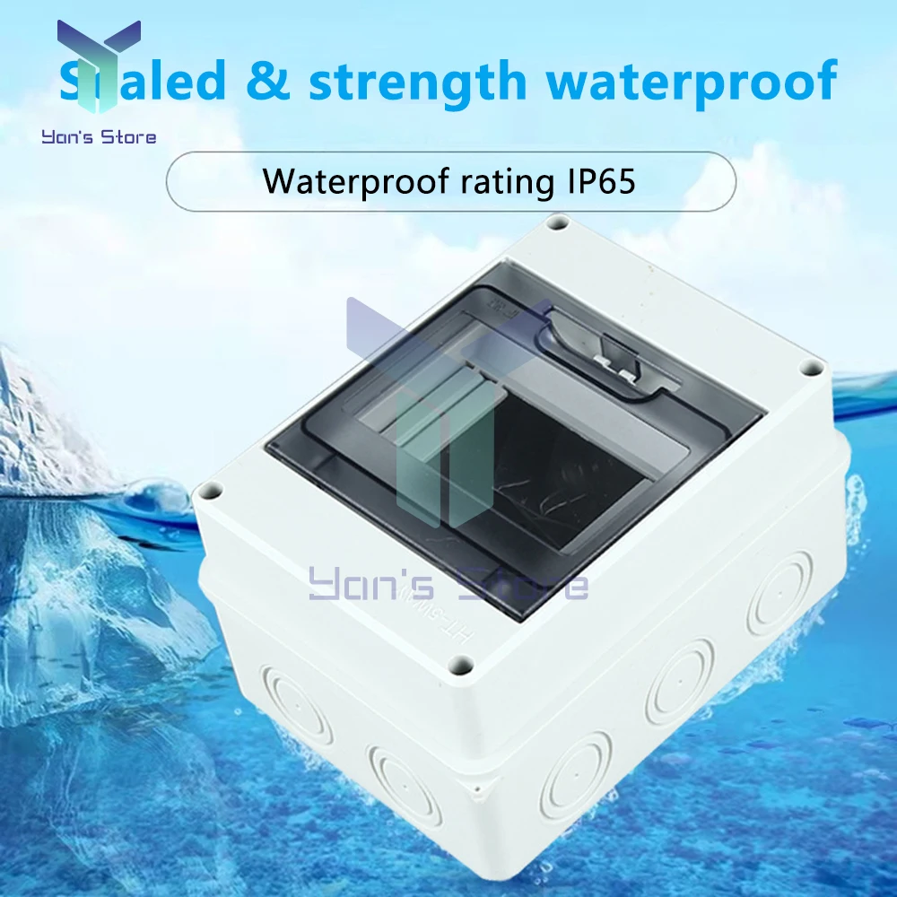 2/3/5/8/12 Vie Esterno Impermeabile Isolamento Scatola Di Distribuzione Elettrica Interruttore Mcb Power Junction Wire Box Ip65