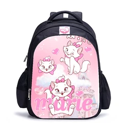 Marie Cat Backpack Class Bags for Girls School Student Camping Rucksack Women Canvas Backpack Travel Bags