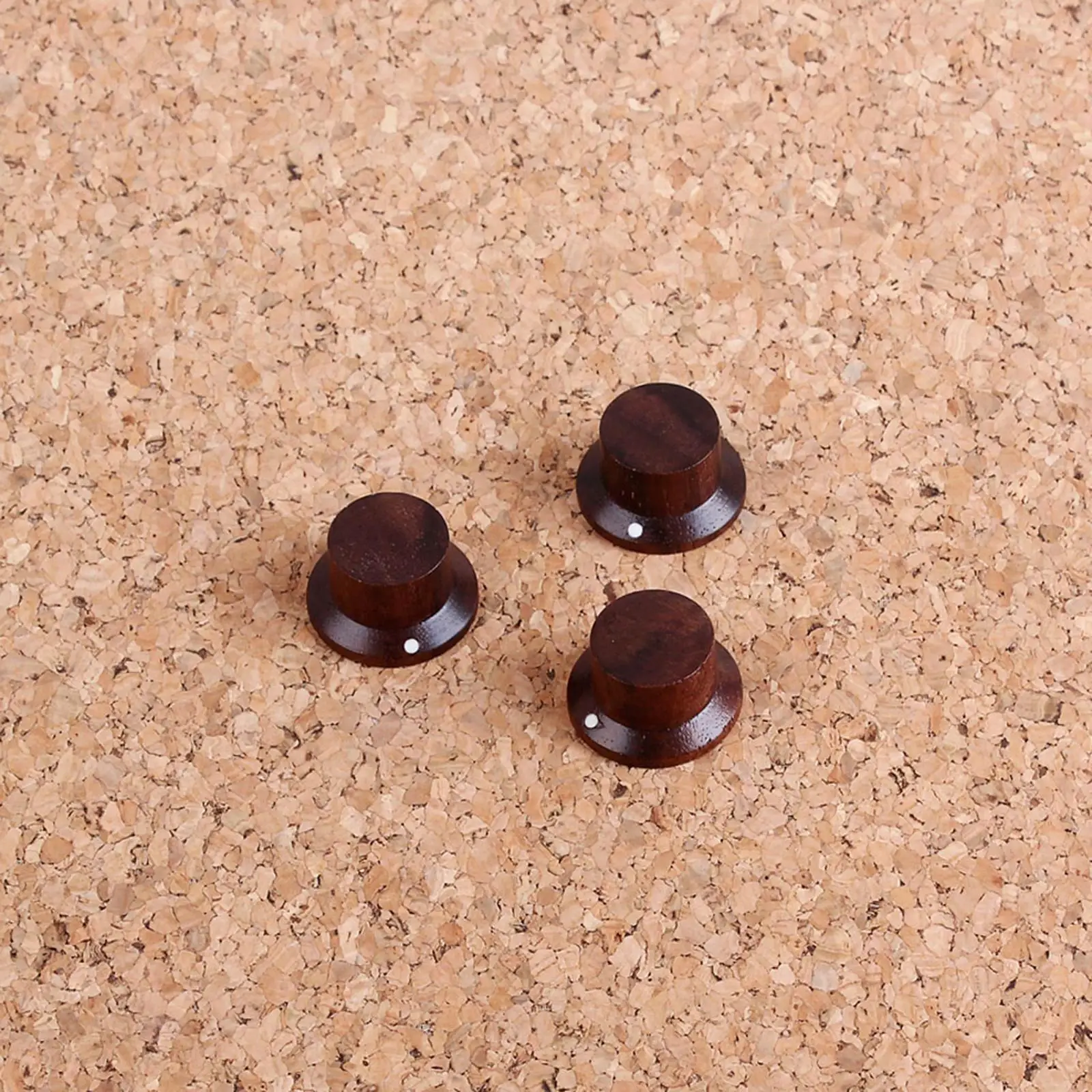 

Деревянная ручка управления скоростью с белыми точками для электрогитары, 3 шт.