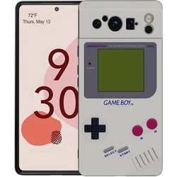 Retro Game Design Phone Case - Soft Silicone Shockproof Black Cover for Pixel 6A (A1)