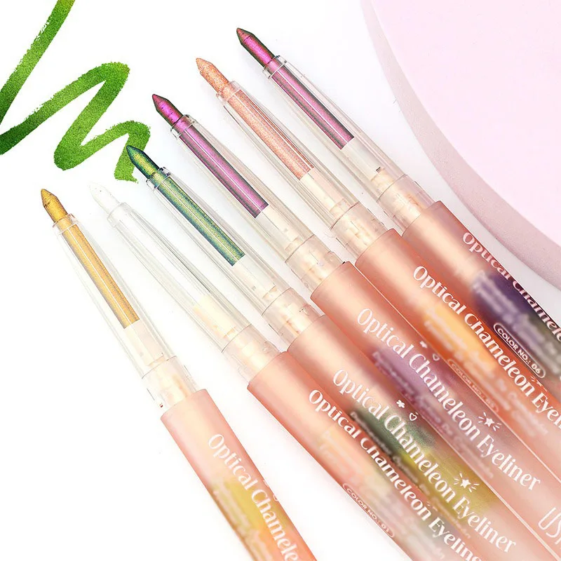 Chameleon Eyeliner Gel Pen Eyeshadow Stick Glitter Shimmer Gel Eyeliner Waterproof Quick-dry Makeup
