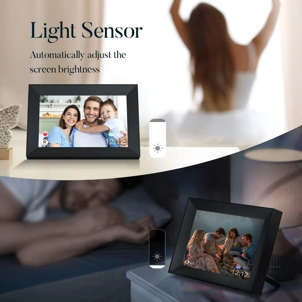 Digital Picture Frame    Large WiFi Digital Photo Frame with FHD Touchscreen, Built-in 64GB Storage 6