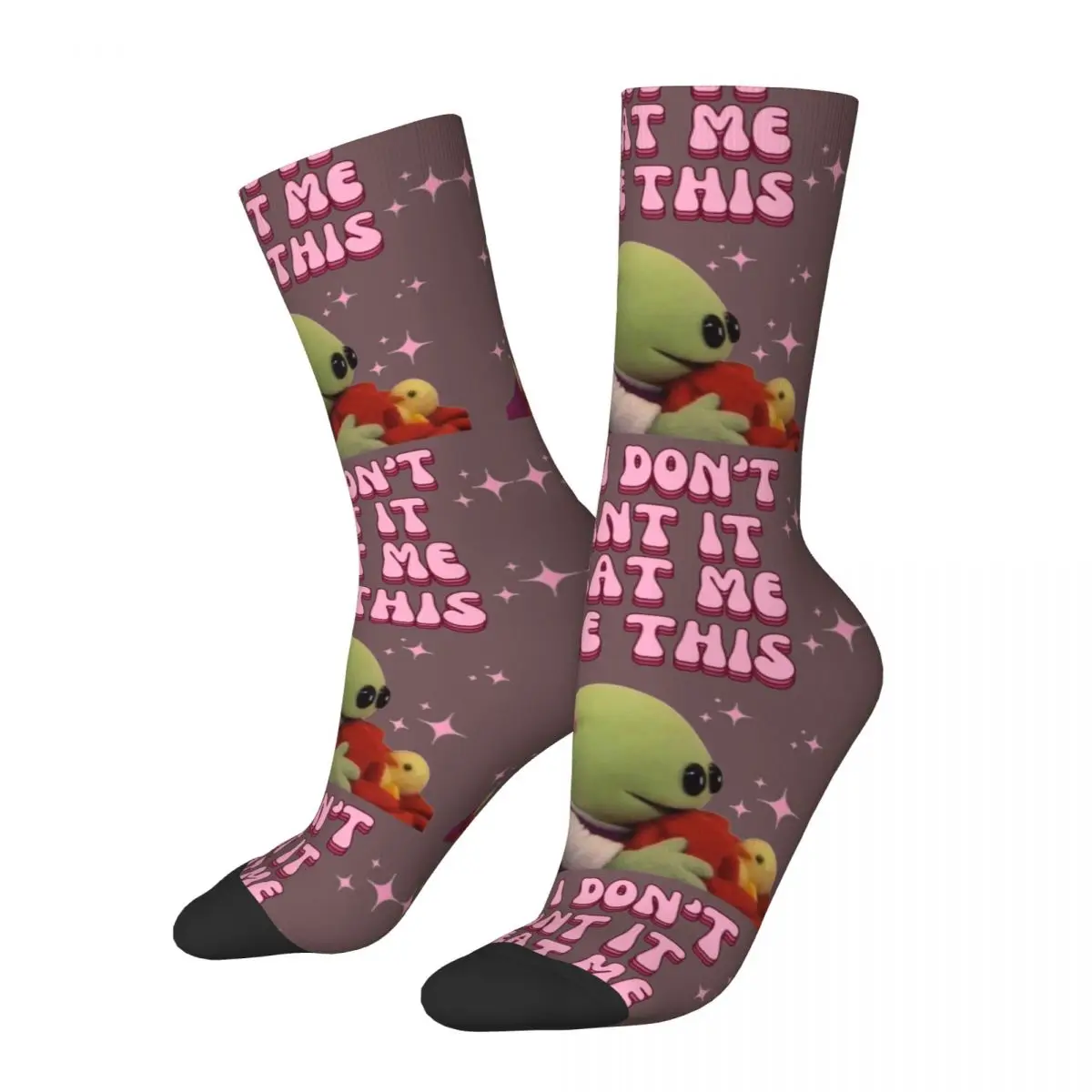 

Autumn Winter Cool Unisex Treat Me Like This Nanalan Socks Sweat Absorbing Soccer Socks