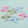 LOFCA 24Pcs food grade mini silicone dinosaur beads Cute cartoon Rodent BPA-Free Teething necklace Care DIY jewelry toys 5