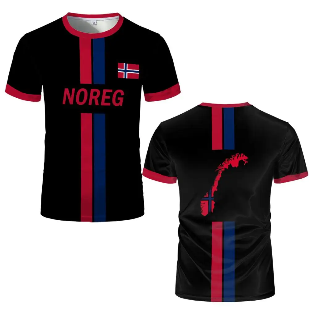 Noorwegen voetbal trainingsshirt ademend sneldrogend sport_voghion.com