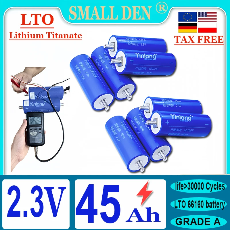 チタン酸リチウム電池lto-10c12v-24v-45ah100-°-グレードa家庭用低温抵抗23v